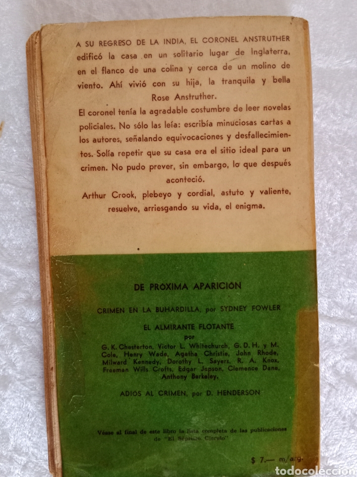 Libros de segunda mano: MUERTE EN EL OTRO CUARTO , ANTHONY GILBERT , EL S&Eacute;PTIMO C&Iacute;RCULO - Foto 2