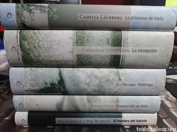 Libros de segunda mano: Petirrojo-Crep&uacute;sculo en Oslo-la princesa de hielo-el hombre del balcon-la excepcion-Novelas Nordicas