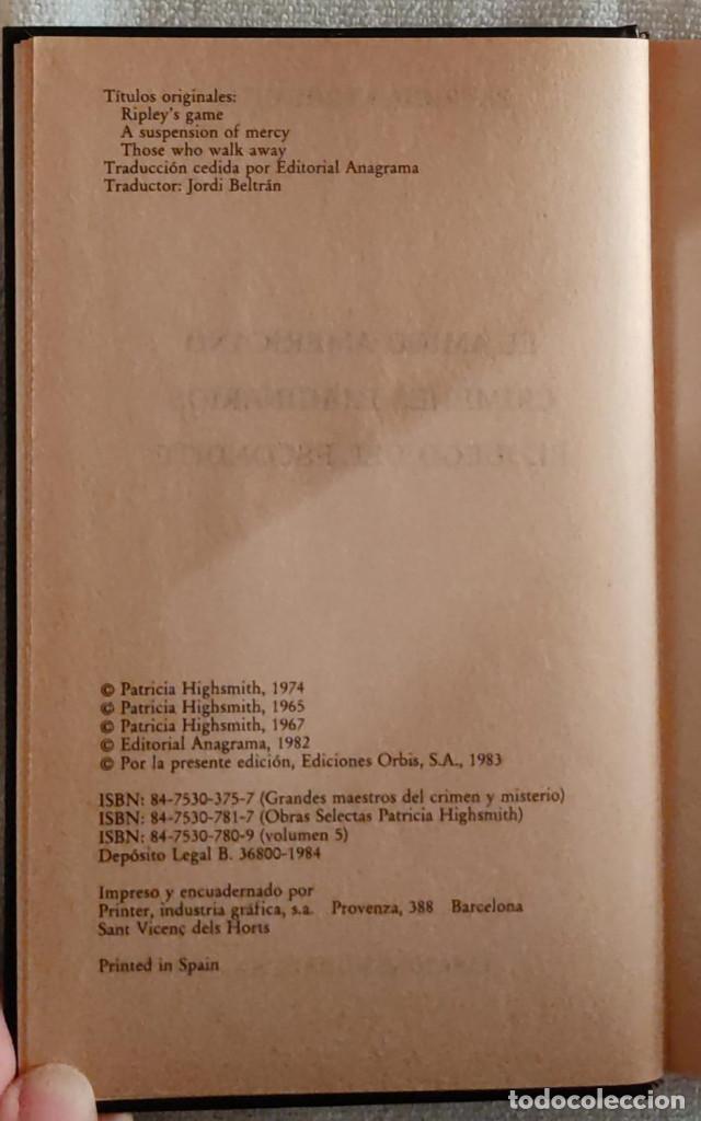 Libros de segunda mano: PATRICIA HIGHSMITH. - Foto 4