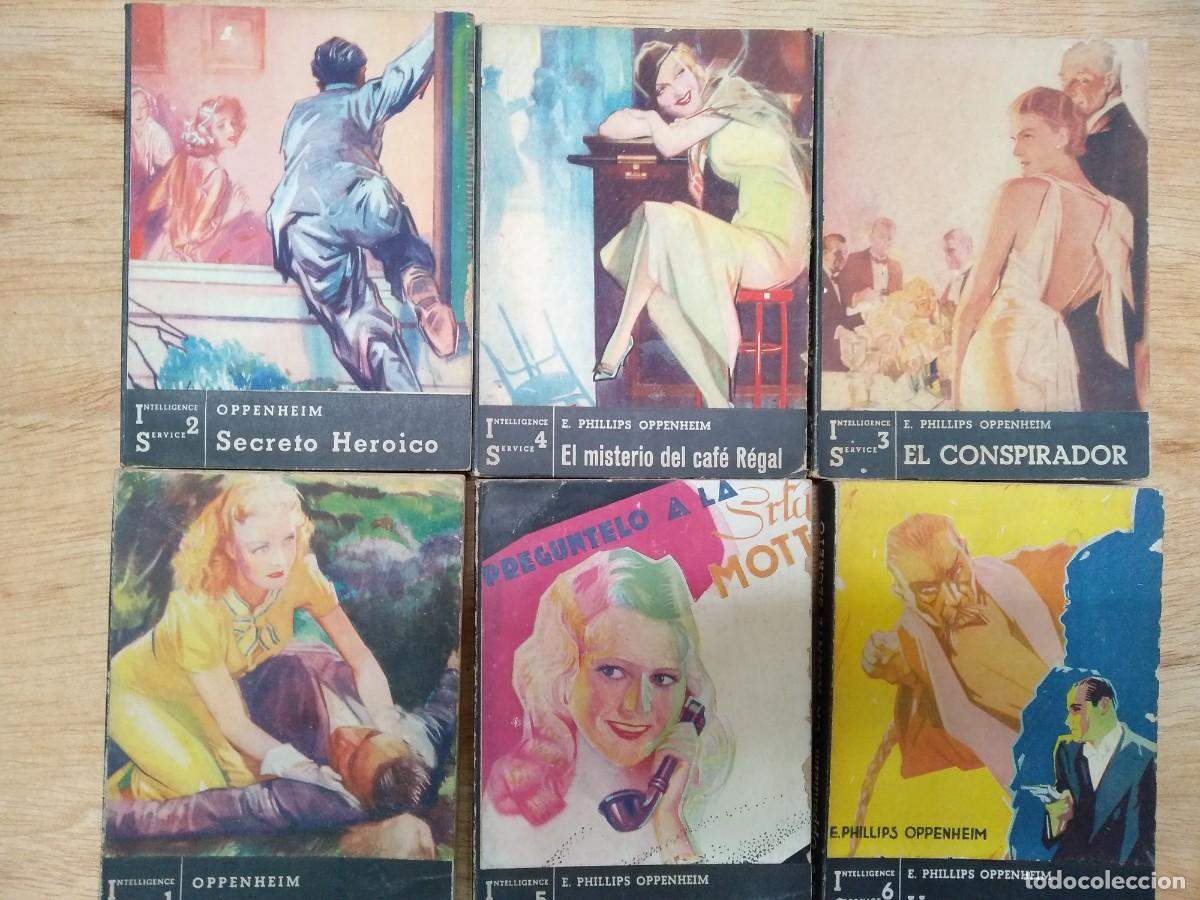 Libros de segunda mano: 11109 6 novelas policiacas, OPPENHEIM, nos 1,2,3,4,5,6, las de la foto, estado BUENO