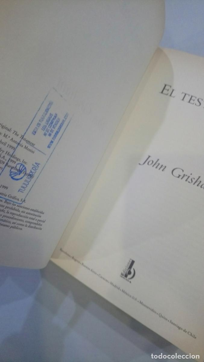 Libros de segunda mano: JOHN GRISHAM - El testamento - Foto 2