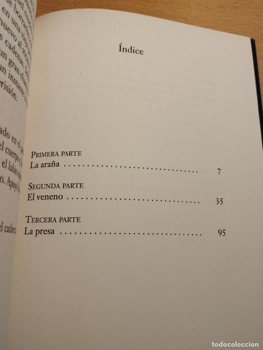 Libros de segunda mano: TAR&Aacute;NTULA (THIERRY JONQUET) - Foto 3