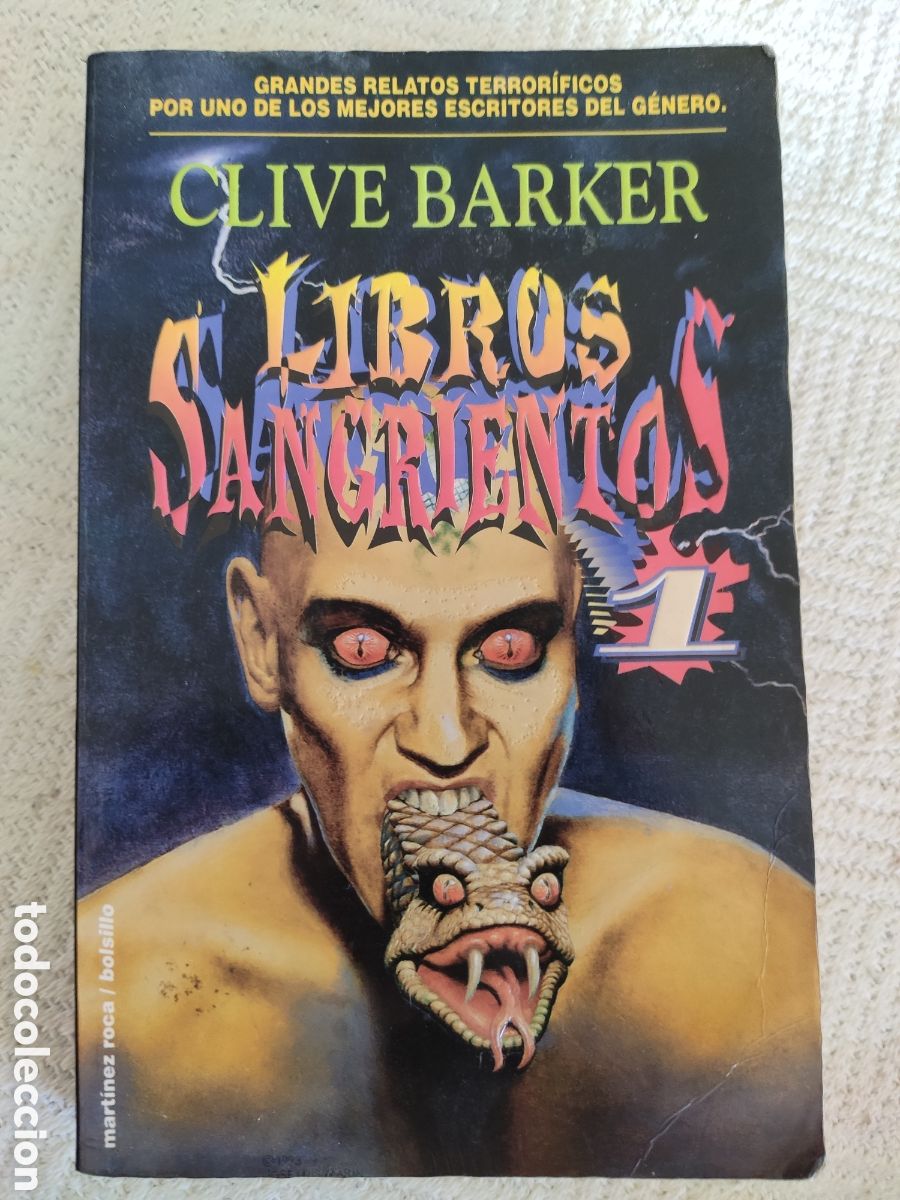 Libros de segunda mano: LIBROS SANGRIENTOS. CLIVE BARKER. MARTINEZ ROCA. - Foto 1