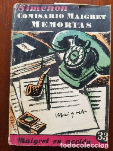 Gebrauchte B&uuml;cher: Comisario Maigret Memorias.Georges Simenon.Editorial Albor 1952