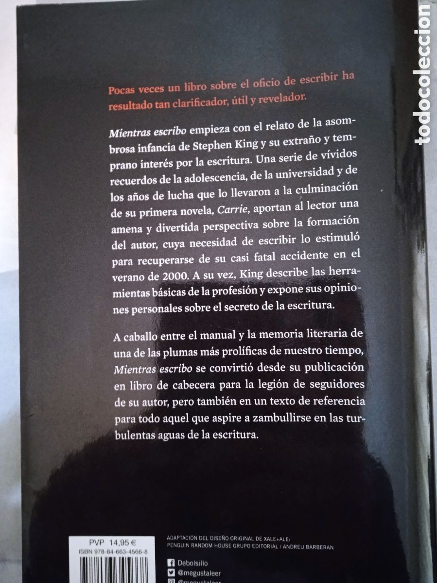 Libros de segunda mano: Mientras escribo. Stephen King - Foto 4
