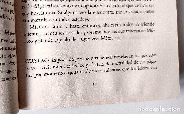 Libros de segunda mano: Novela EL PODER DEL PERRO (Don Winslow) - Foto 5