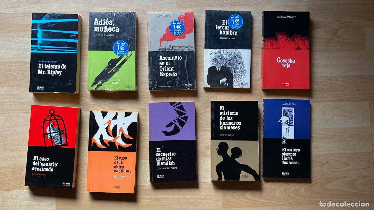 Gebrauchte B&uuml;cher: COLECCION SERIE NEGRA. EL PAIS. LOTE DE 24 LIBROS