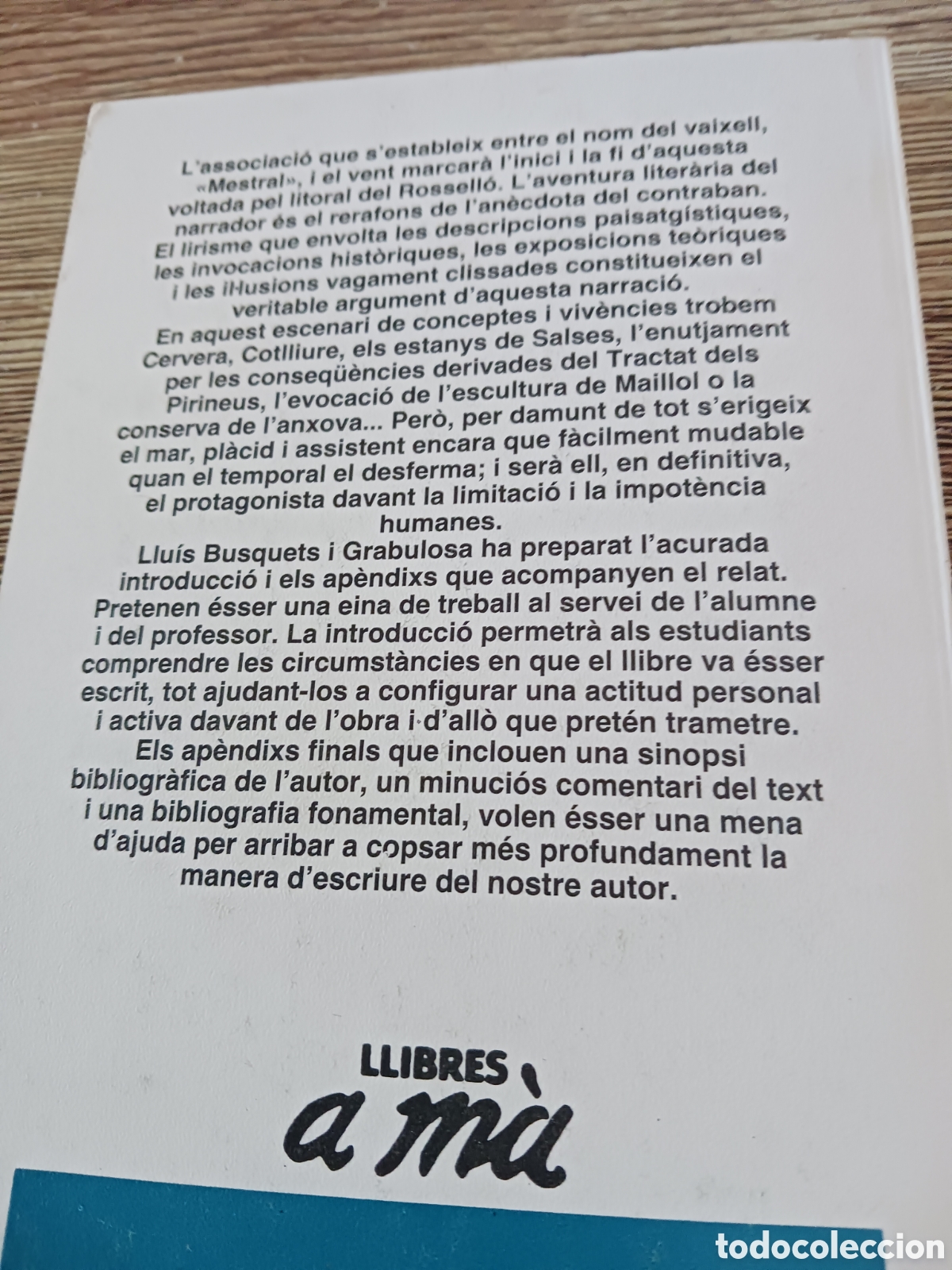 Libros de segunda mano: Contraban de Josep Pla - Foto 5