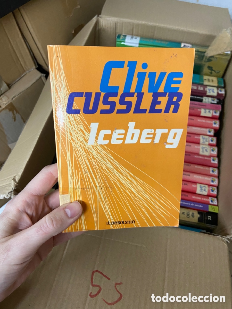 Libros de segunda mano: Caja55 clive cussler - iceberg