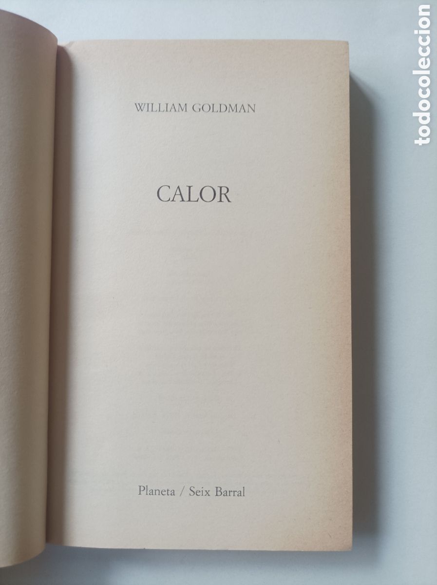 Libros de segunda mano: Calor / William Goldman - Foto 2
