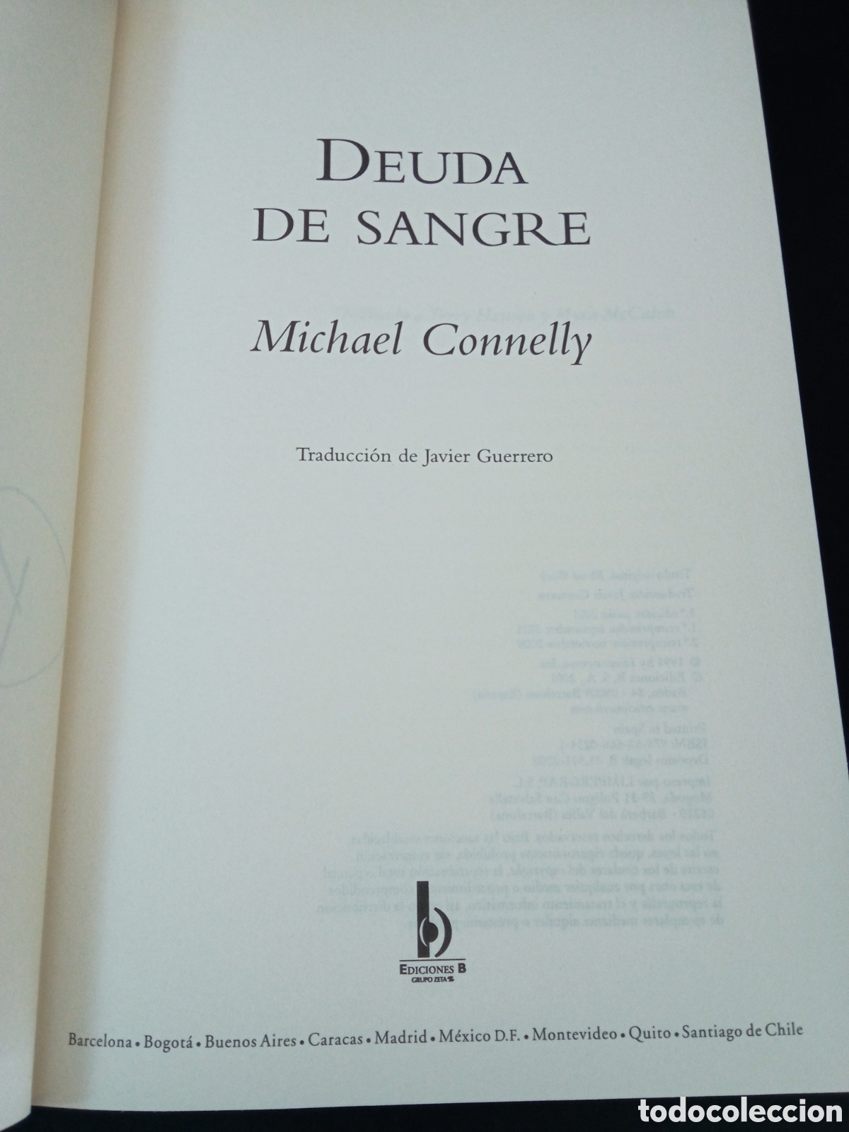 Libros de segunda mano: Libro Deuda de sangre de Michael Connelly - Foto 3