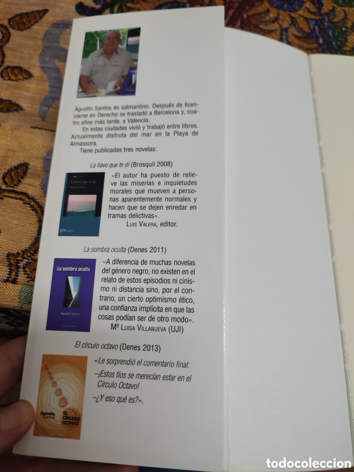 Libros de segunda mano: El c&iacute;rculo octavo Agust&iacute;n Santos - Foto 4