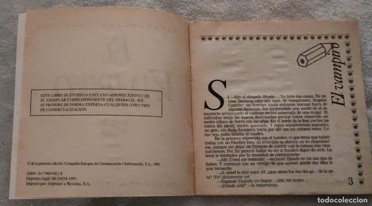 Libros de segunda mano: EL VAMPIRO. - Foto 3