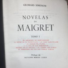 Libros de segunda mano: NOVELAS DE MAIGRET I GEORGE SIMENON COLECCIÓN LINCE ASTUTO EDITORIAL AGUILAR 1960 2ª EDICIÓN. Lote 389243774