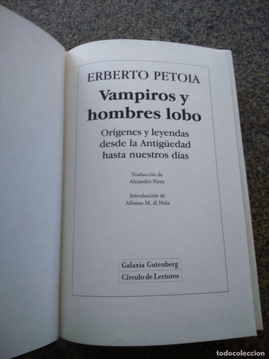 Gebrauchte B&uuml;cher: VAMPIROS Y HOMBRES LOBO. ORIGENES Y LEYENDAS DESDE LA ANTIGUEDAD HASTA NUESTROS DIAS