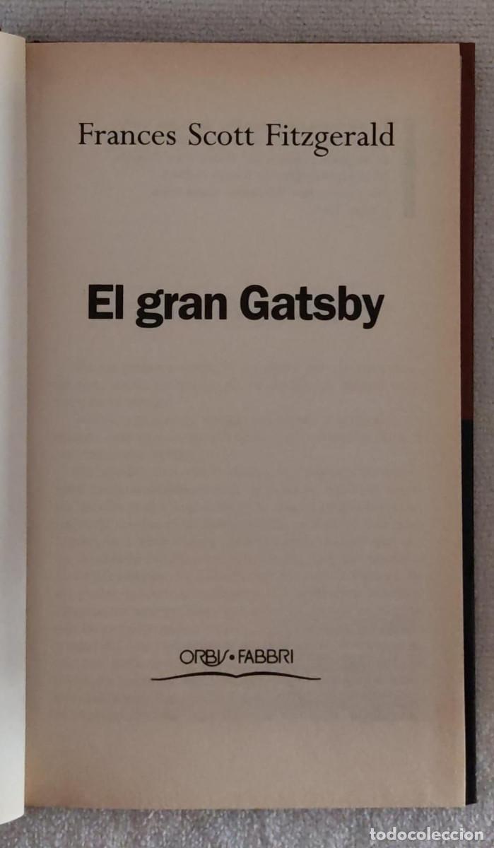 Libros de segunda mano: EL GRAN GATSBY. - Foto 4
