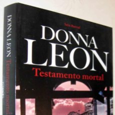 Libros de segunda mano: (S1) - TESTAMENTO MORTAL - DONNA LEON. Lote 402953969