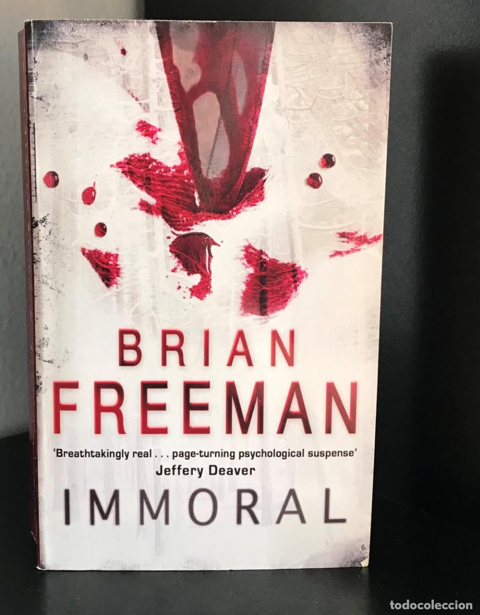 Libros de segunda mano: Immoral de Brian Freeman - Foto 1