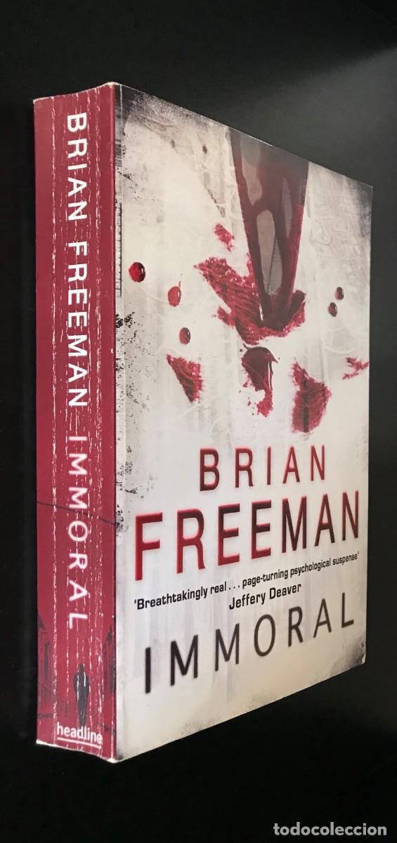 Libros de segunda mano: Immoral de Brian Freeman - Foto 3