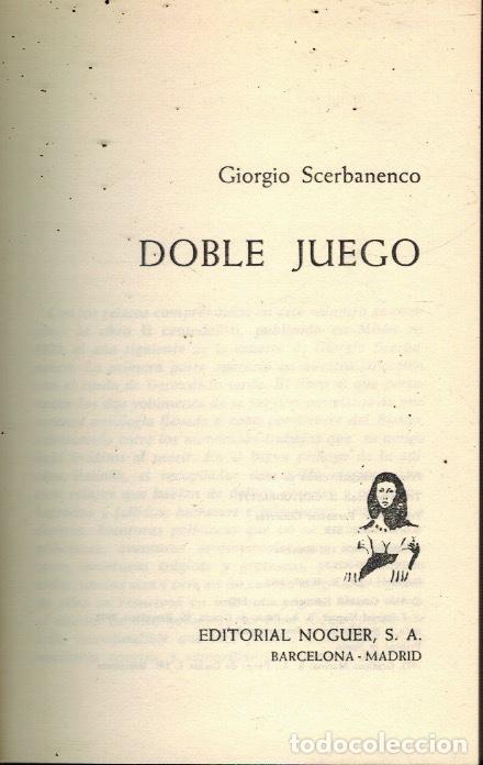 Libros de segunda mano: DOBLE JUEGO - Foto 1