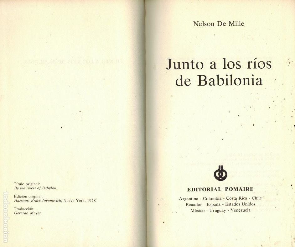 Libros de segunda mano: JUNTO A LOS R&Iacute;OS DE BABILONIA - Foto 1