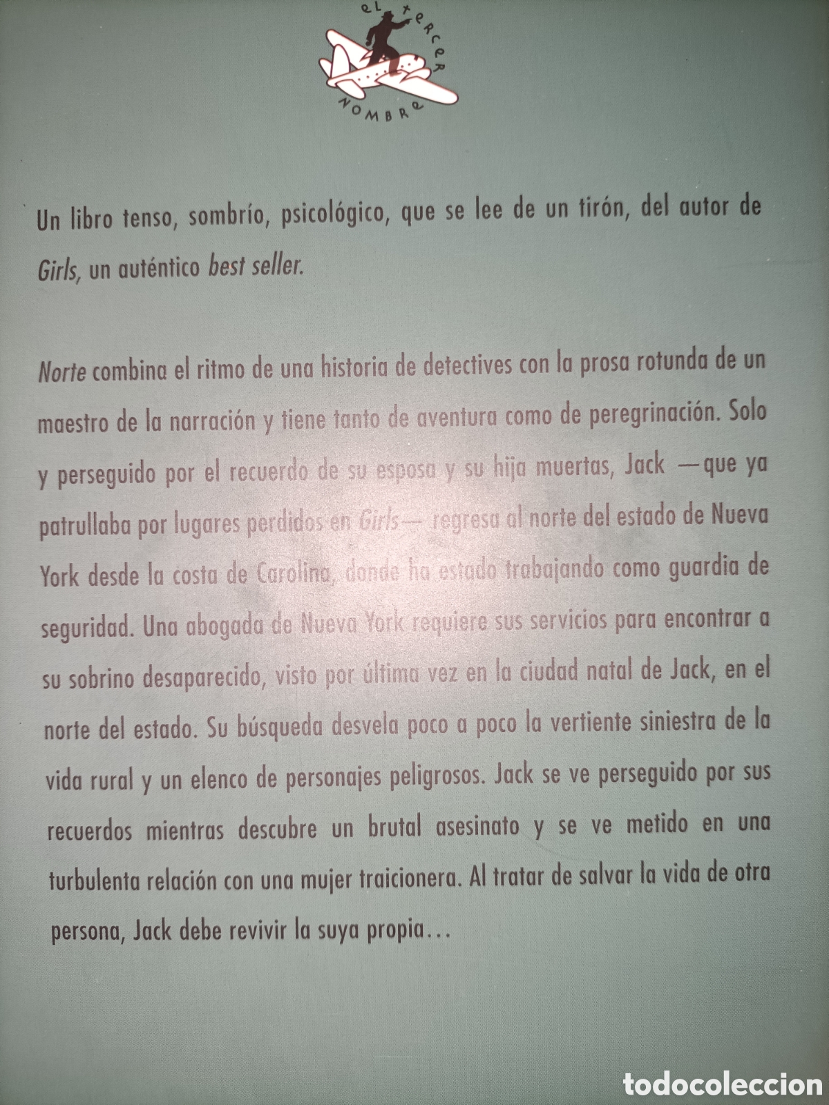 Libros de segunda mano: Norte. Frederick Busch. - Foto 2