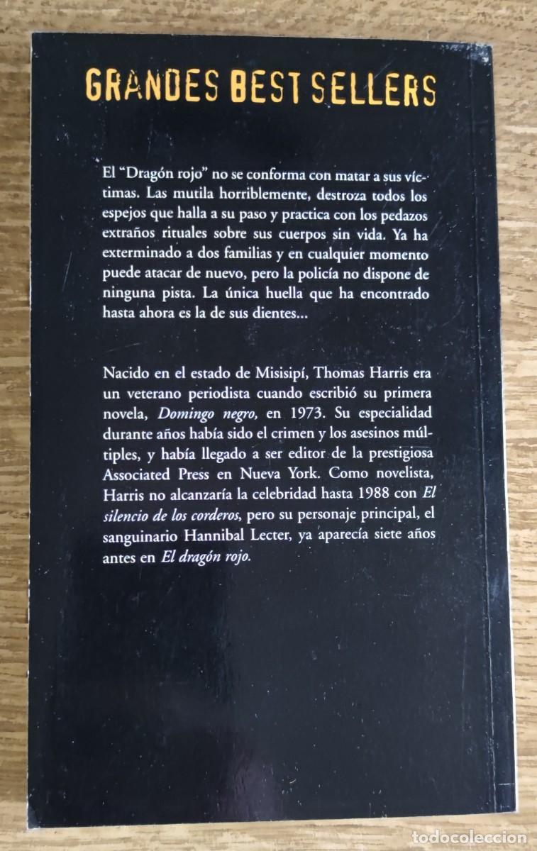 Libros de segunda mano: Libro - El Drag&oacute;n Rojo (1997) Thomas Harris - Foto 3
