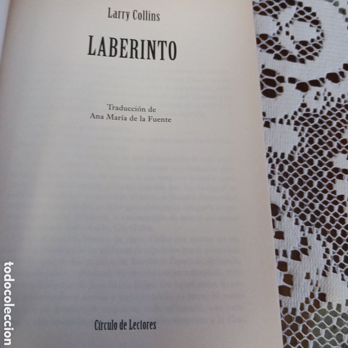 Libros de segunda mano: Laberinto de Larry Collins - Foto 2
