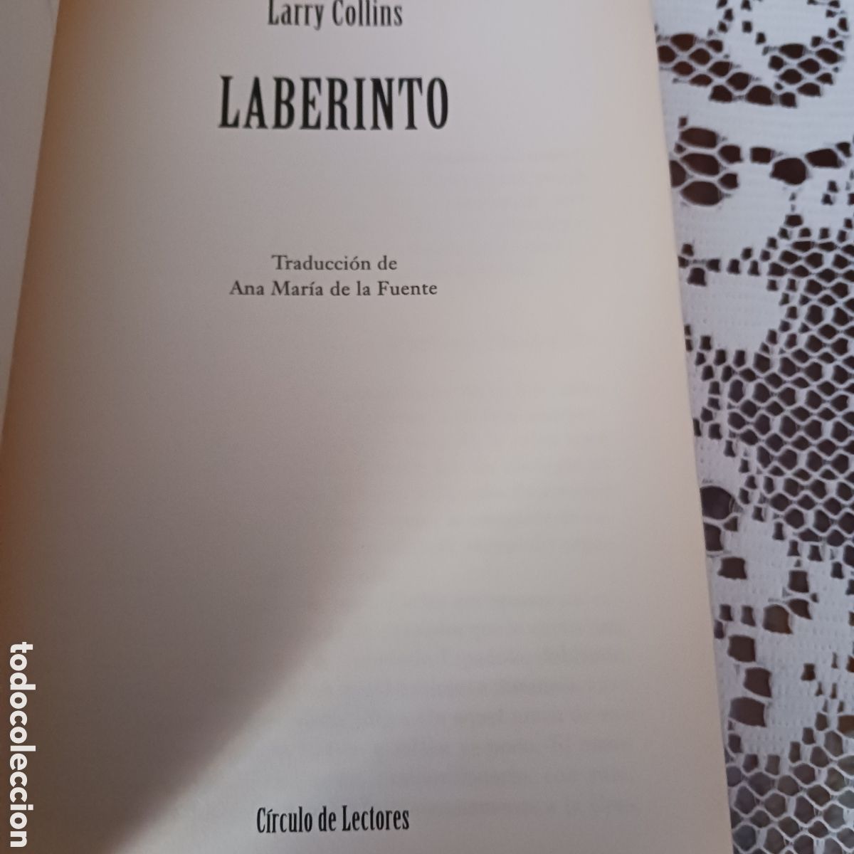 Libros de segunda mano: Laberinto de Larry Collins - Foto 3