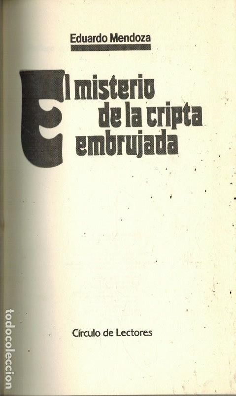 Libros de segunda mano: EL MISTERIO DE LA CRIPTA EMBRUJADA - Foto 1