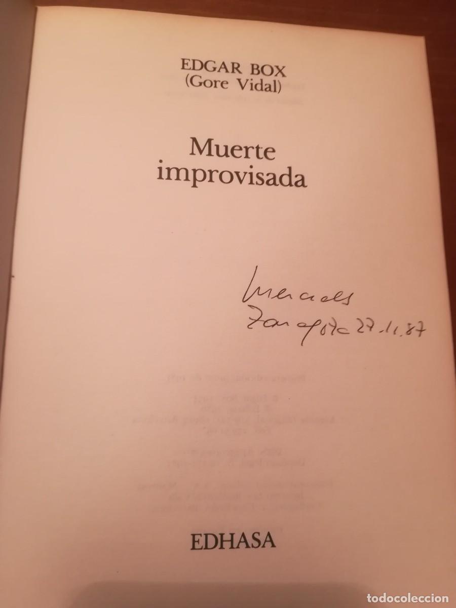 Libros de segunda mano: MUERTE IMPROVISADA / EDGAR BOX / CONS479 / EDHASA - Foto 2