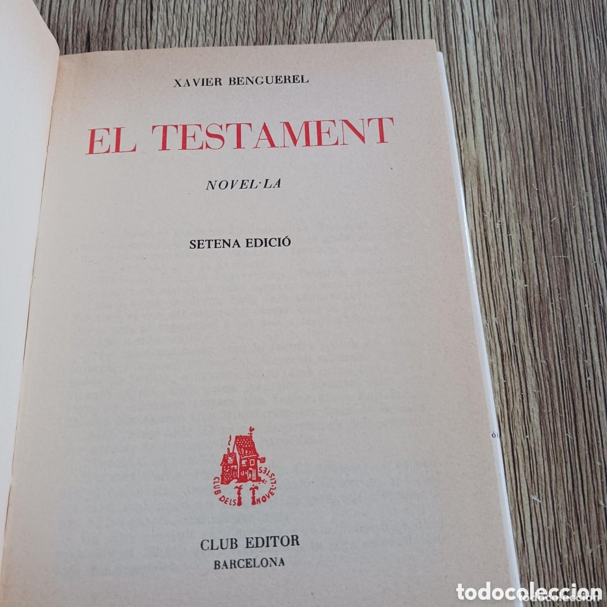 Libros de segunda mano: El Testament de Xavier Beguerel - Foto 4