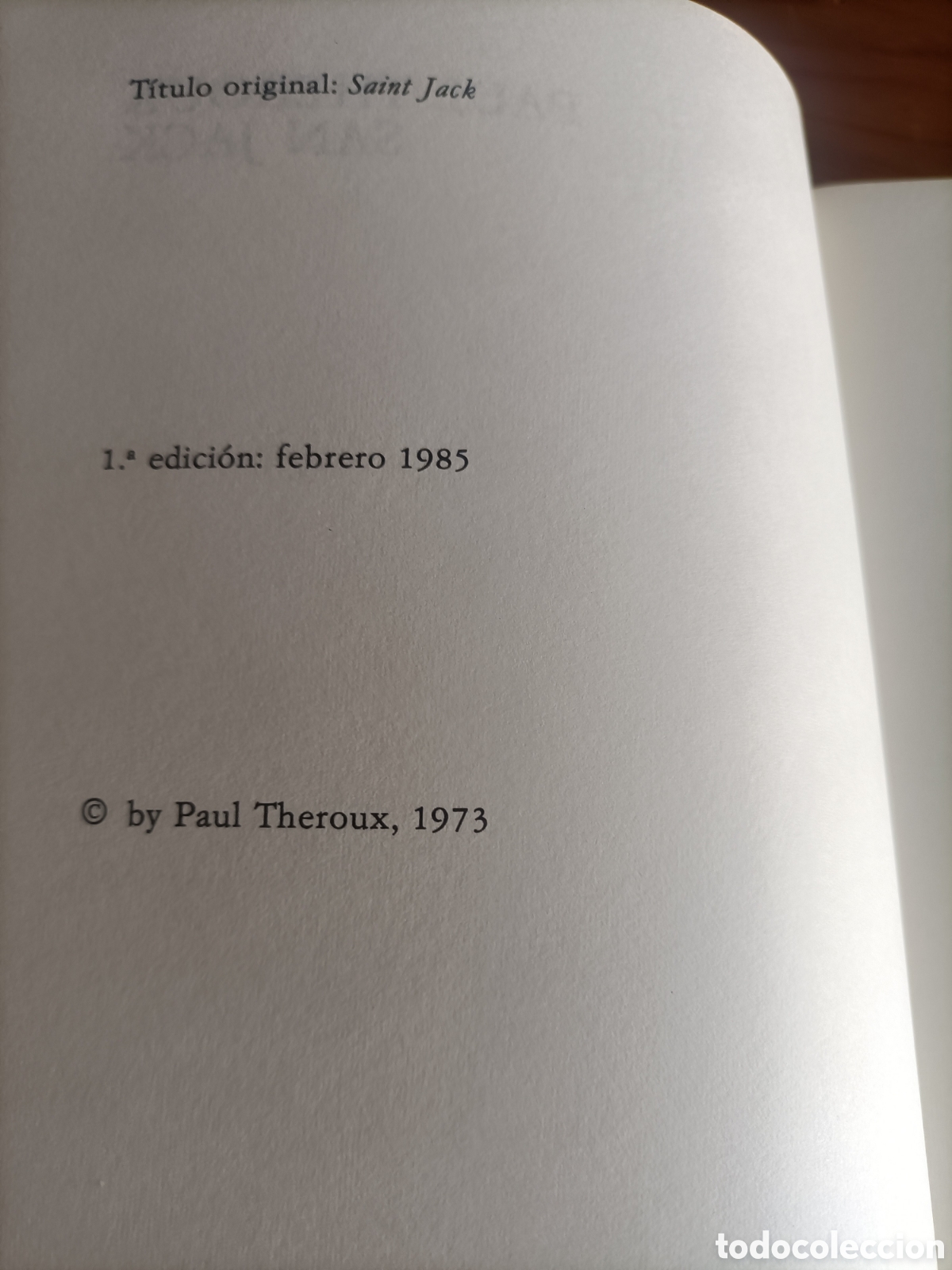 Libros de segunda mano: Libro San Jack de Paul Theroux - Foto 2