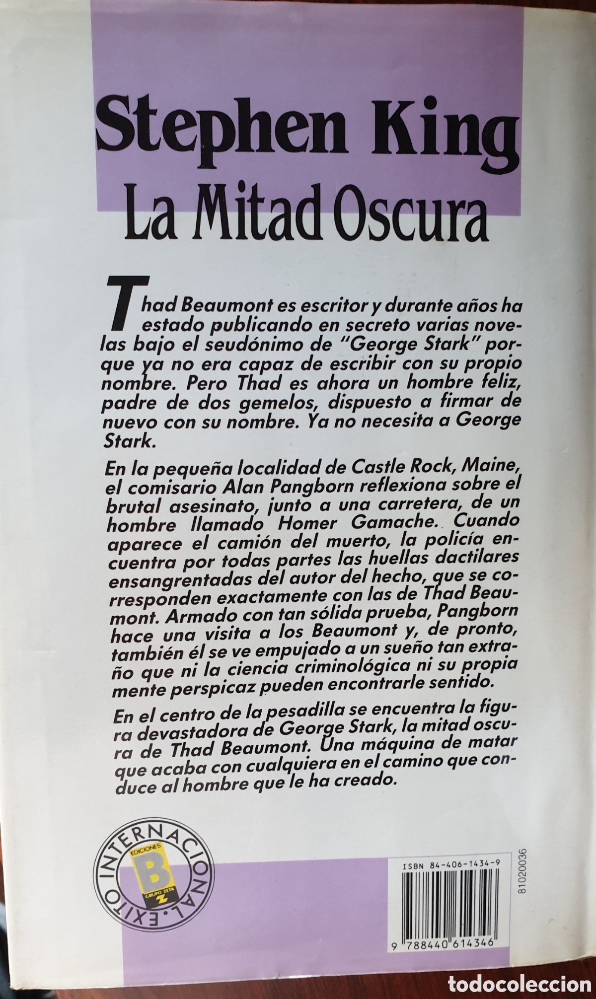Libros de segunda mano: Stephen King; La mitad oscura - Foto 4
