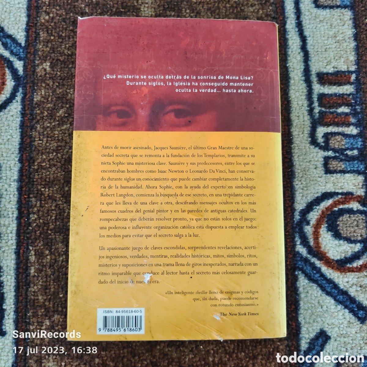Libros de segunda mano: EL C&Oacute;DIGO DA VINCI (DAN BROWN) (UMBRIEL) - Foto 2