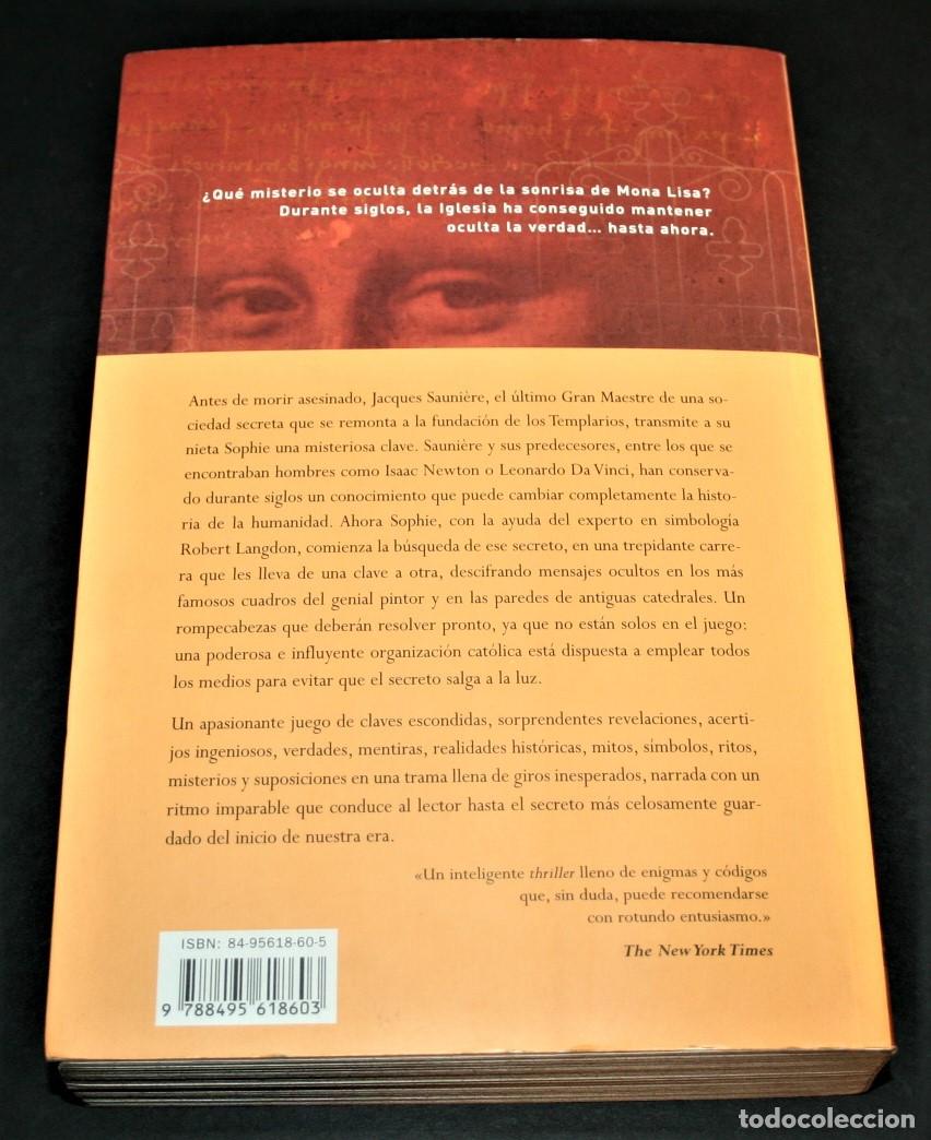 Libros de segunda mano: EL C&Oacute;DIGO DA VINCI - DAN BROWN - UMBRIEL 2003 - Foto 5