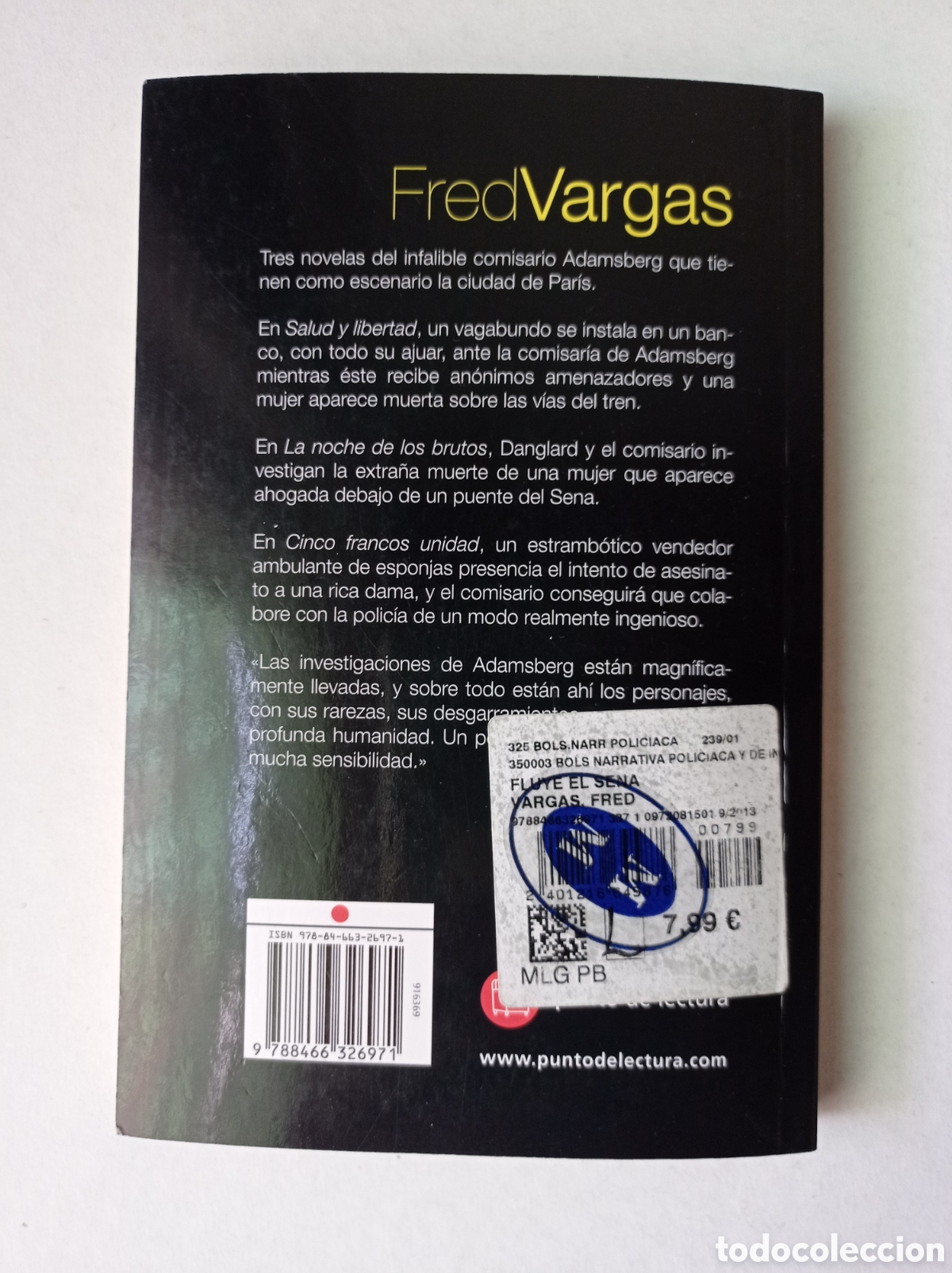 Libros de segunda mano: Fluye el Sena - Foto 2
