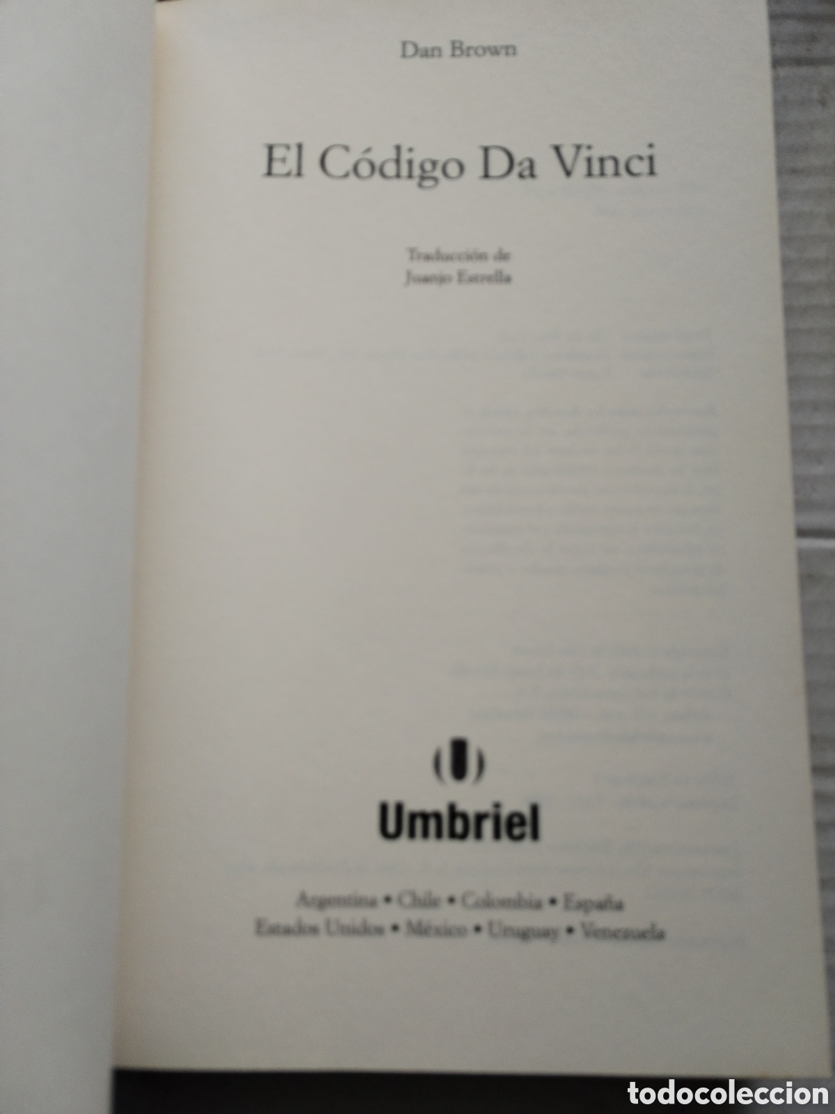 Libros de segunda mano: EL C&Oacute;DIGO DA VINCI/DAN BROWN - Foto 2