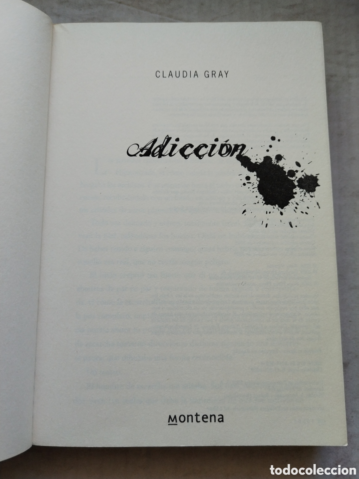 Libros de segunda mano: ADICCI&Oacute;N/CLAUDIA GRAY - Foto 2