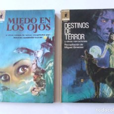 Libros de segunda mano: MIEDO EN LOS OJOS Y DESTINOS DE TERROR RECOPILACION DE MIGUEL GIMENEZ ED. MOLINO 1974