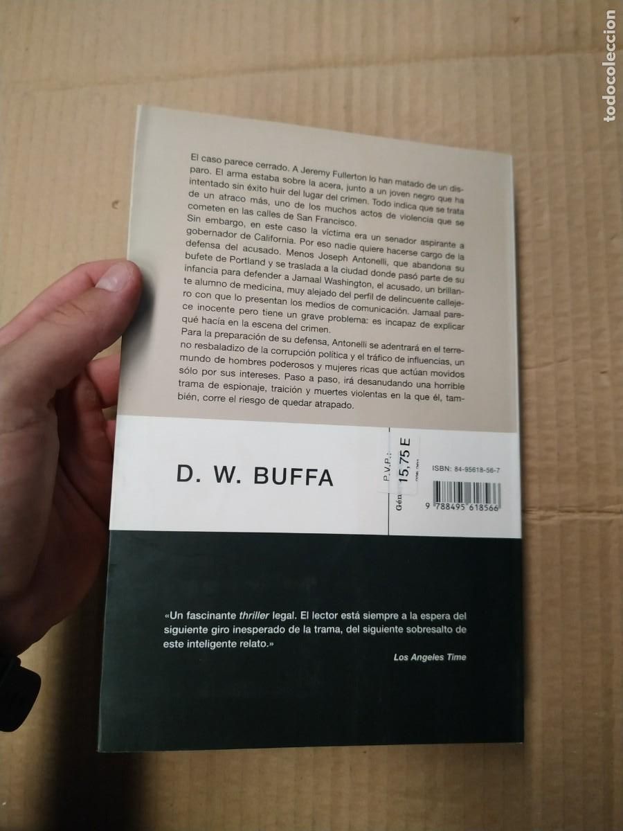 Libros de segunda mano: El legado - D. W. Buffa - Foto 2