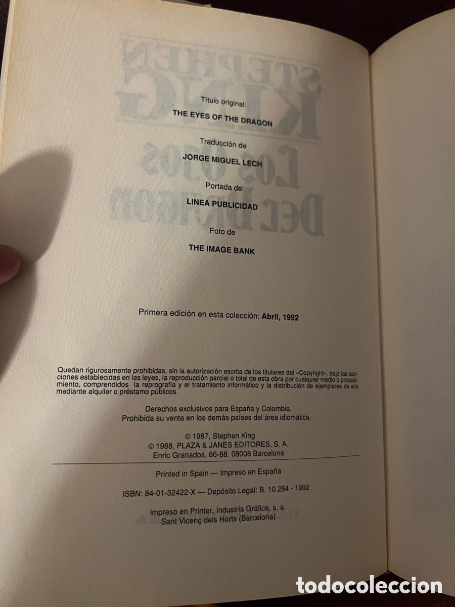 Libros de segunda mano: Los ojos del drag&oacute;n - Stephen King - Foto 5