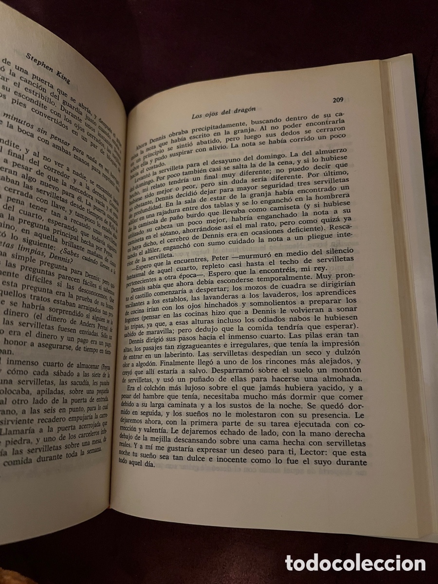 Libros de segunda mano: Los ojos del drag&oacute;n - Stephen King - Foto 6