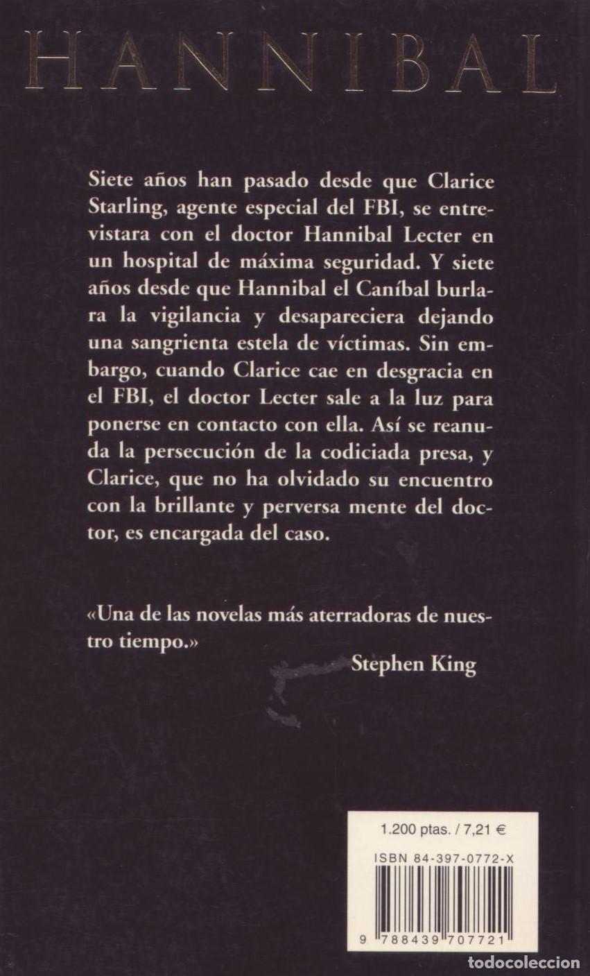 Libros de segunda mano: Hannibal - Harris, Thomas - Foto 2