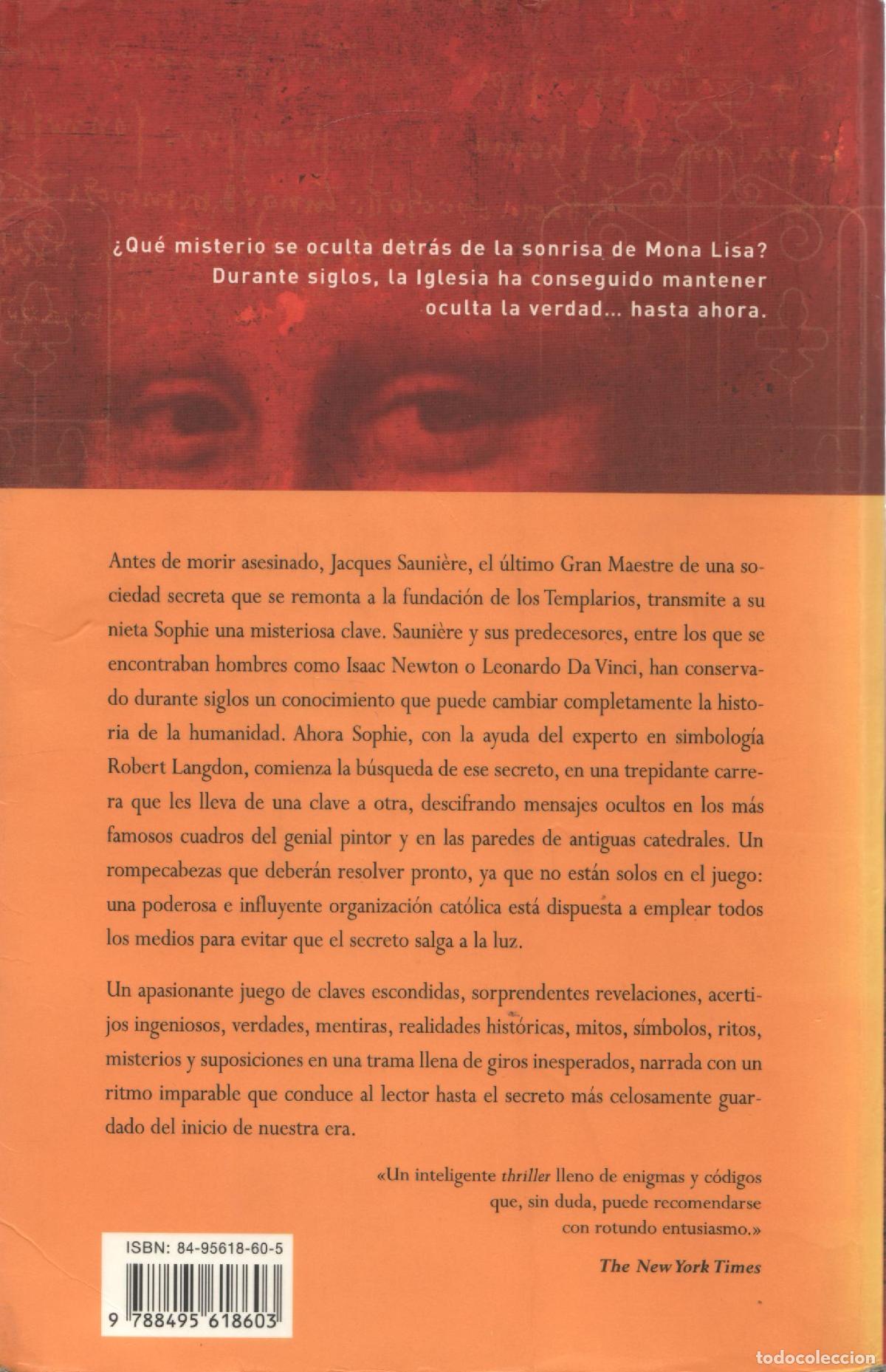 Libros de segunda mano: El codigo Da Vinci - Brown, Dan - Foto 2