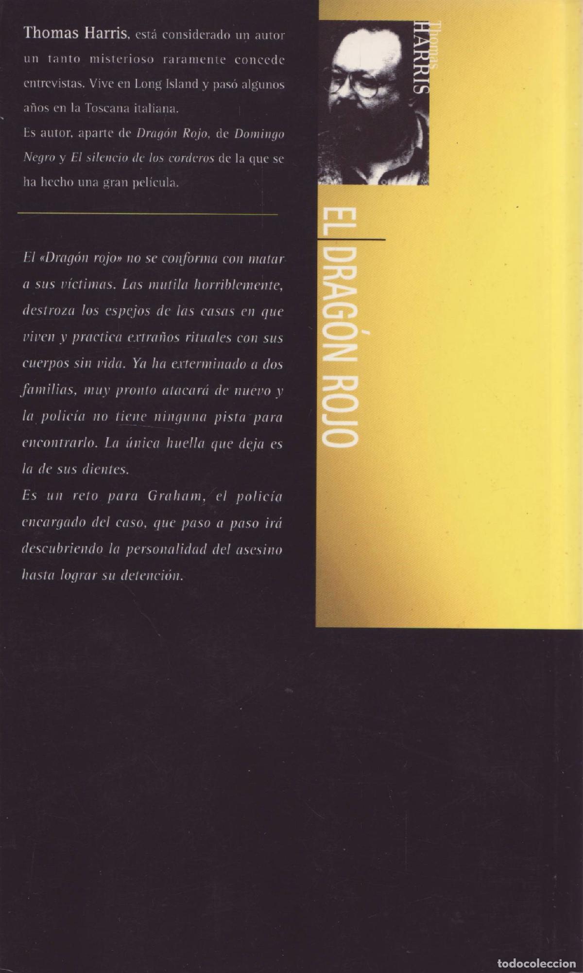 Libros de segunda mano: El dragon rojo - Harris, Thomas - Foto 2