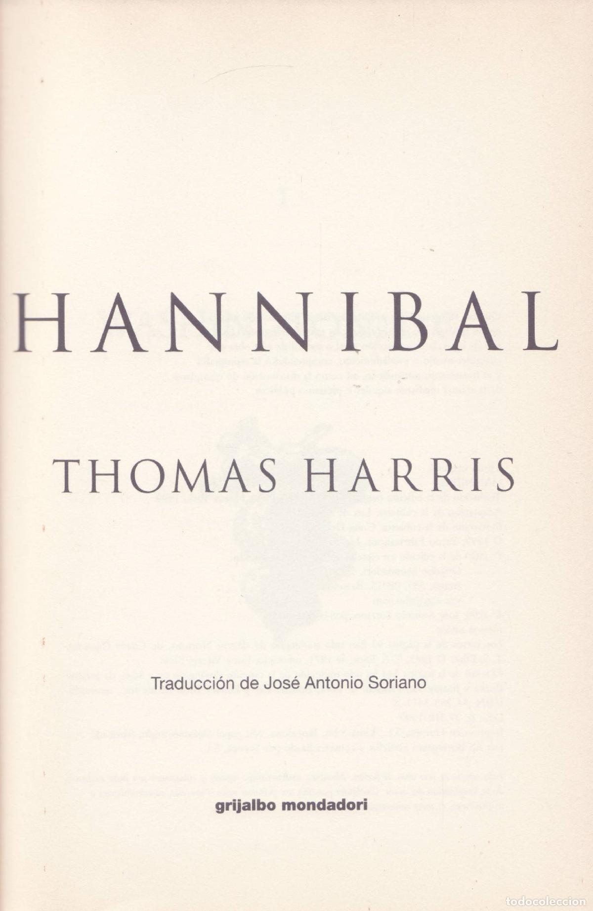 Libros de segunda mano: Hannibal - Foto 1