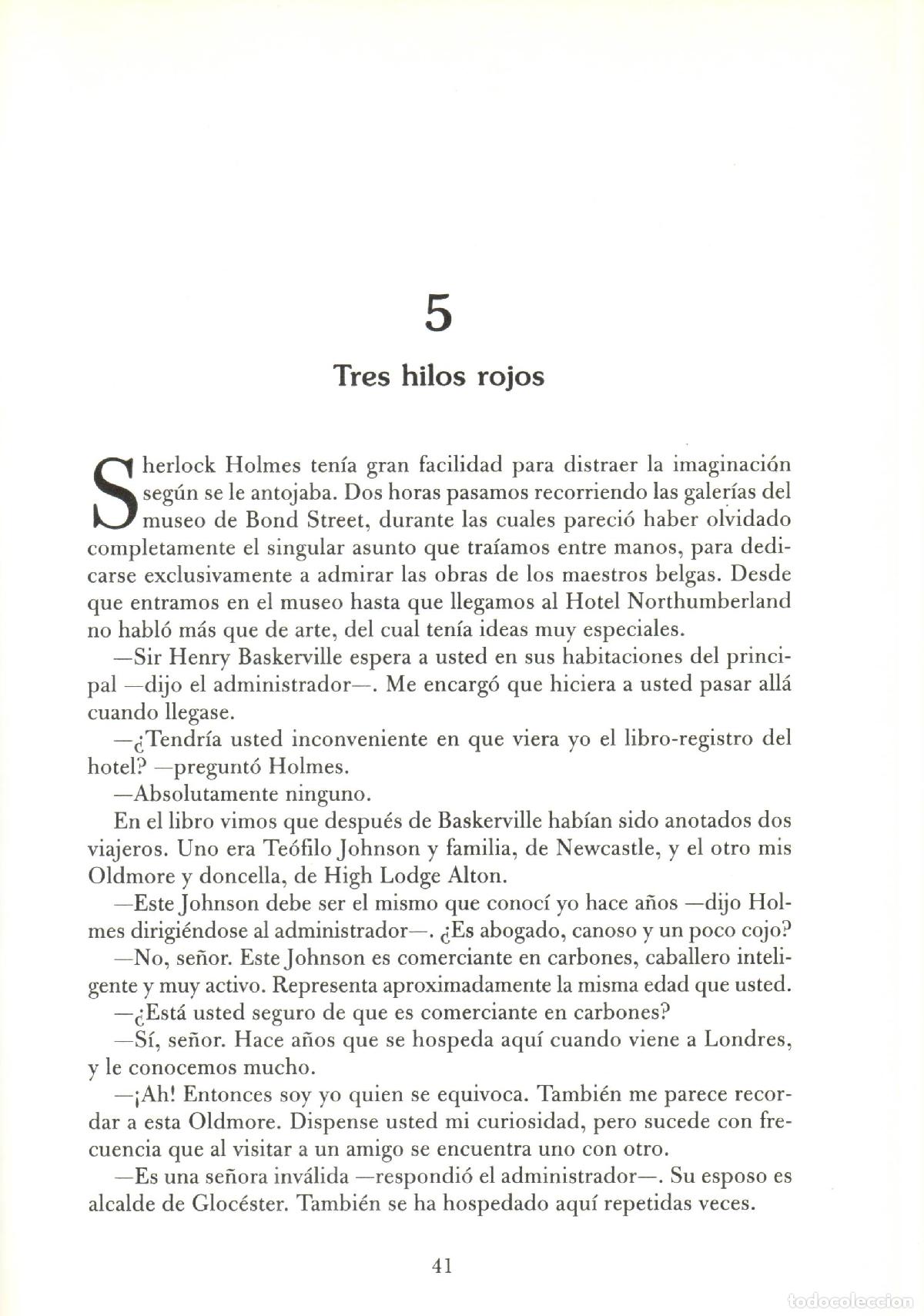 Libros de segunda mano: El perro de los Baskerville - Conan Doyle, Arthur - Foto 2
