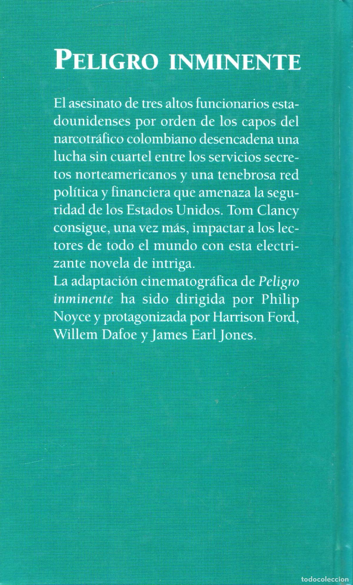 Libros de segunda mano: Peligro inminente - Clancy, Tom - Foto 2