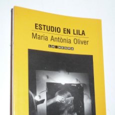 Libros de segunda mano: ESTUDIO EN LILA - MARIA ANTONIA OLIVER (LA NEGRA Nº 3, VIDORAMA, 1989)
